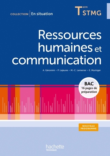 Amaya Géronimi et Pascale Lejeune - Ressources humaines et communication Tle STMG.