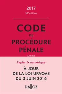 Code de procédure pénale
