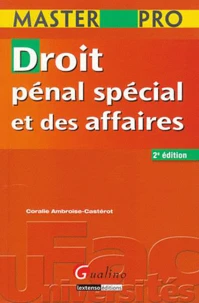 Droit pénal spécial et des affaires