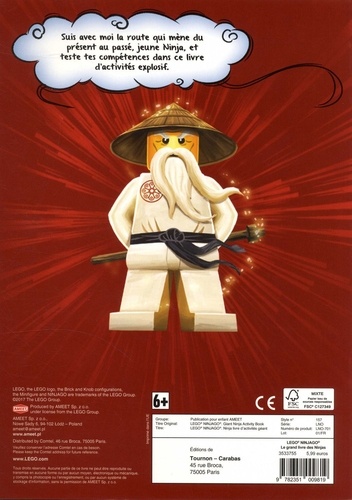 Lego Ninjago - Ninja livre d'activités géant