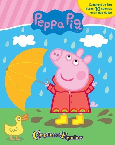 Amélia Lecousy - Peppa Pig - Avec 10 figurines et 1 tapis de jeu.