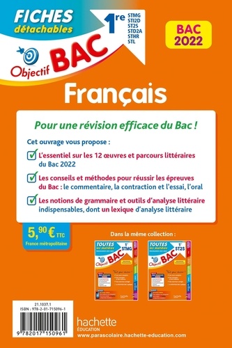 Français Ecrit et Oral 1re séries technologiques  Edition 2022