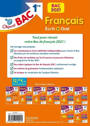 Français écrit + oral 1re  Edition 2021