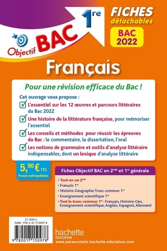 Français écrit + oral 1re  Edition 2022