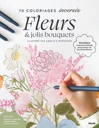 Livre en ligne écoute gratuite sans téléchargement Fleurs & jolis bouquets - 70 coloriages inversés 9782263189388 en francais par  iBook FB2 ePub