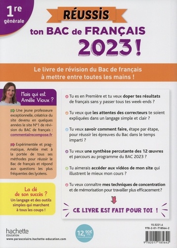 Réussis ton Bac de français 1re générale  Edition 2023