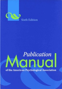  American Psychological Associa - Publication Manual of the American Psychological Association.