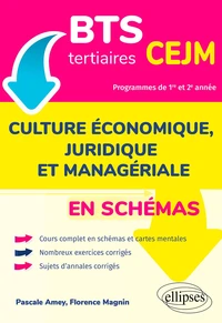 Culture économique, juridique et managériale en schémas BTS tertiaires CEJM