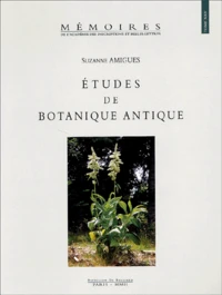 Etudes de botanique antique