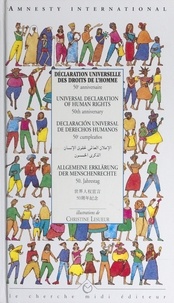  Amnesty International et Christine Lesueur - Déclaration universelle des droits de l'homme - 50e anniversaire.