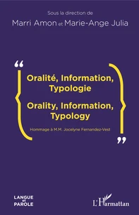 Oralité, information, typologie