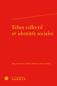 Ethos collectif et identités sociales