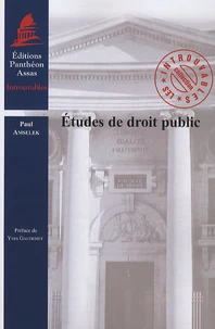 Etudes de droit public