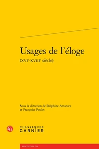 Usages de l'éloge