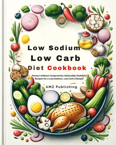  AMZ Publishing - Low Sodium, Low Carb Diet Cookbook :  Flavour without Compromise: Delectably Healthful Recipes for a Low-Sodium, Low-Carb Lifestyle.