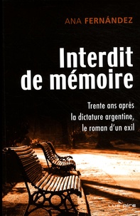 Ana Fernandez - Interdit de mémoire - (Fragmentos de una memoria).