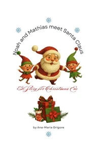 Noah and Mathias meet Santa Claus