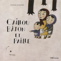 Caillou bâton et paille