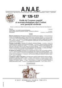 Guide de l'examen cognitif et neuropsychologique chez l'enfant avec paralysie cérébrale