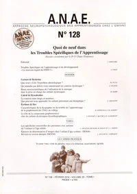 Quoi de neuf dans les Troubles Spécifiques de l'Apprentissage