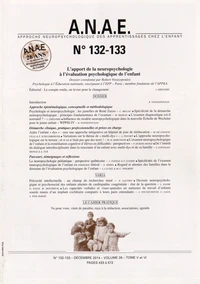 L'apport de la neuropsychologie à l'évaluation psychologique de l'enfant
