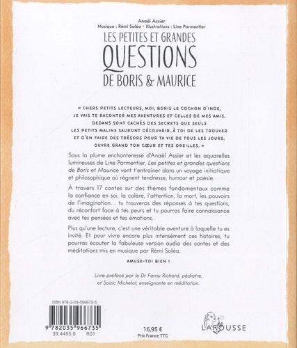 Les petites et grandes questions de Boris et Maurice. Contes philosophiques pour enfants  avec 1 CD audio