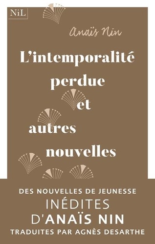 L'intemporalité perdue et autres nouvelles de jeunesse