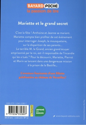 Les écuries de Versailles Tome 6 Mariette et le grand secret
