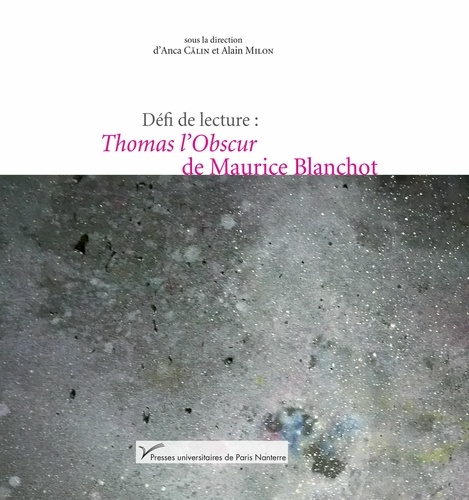 Défi de lecture : Thomas l'Obscur de Maurice Blanchot