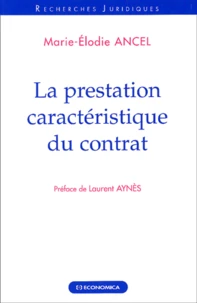 La Prestation Caracteristique Du Contrat