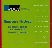  Andass - Annuaire Andass des données sociales et de santé 2002 des Conseils généraux - CD-ROM.
