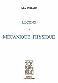 Leçons de mécanique physique