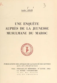 Une enquête auprès de la jeunesse musulmane du Maroc