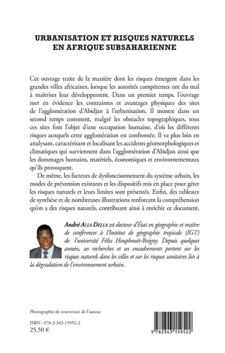 Urbanisation et risques naturels en Afrique subsaharienne. L'exemple de l'agglomération d'Abidjan (Côte d'Ivoire)