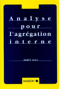 Analyse pour l'agrégation interne