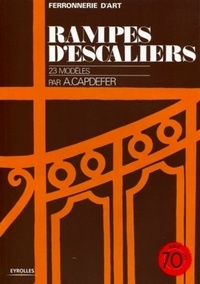 André Capdefer - Rampes d'escalier - 23 modèles.