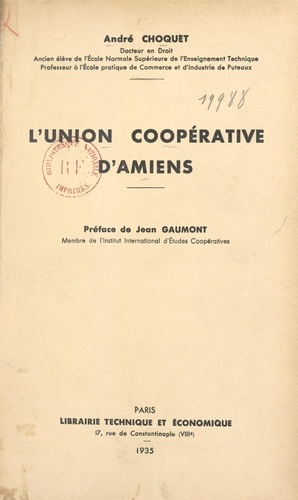L'Union coopérative d'Amiens