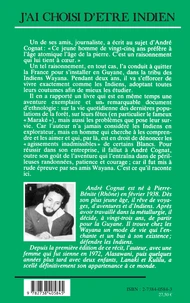 J'ai choisis d'être indien