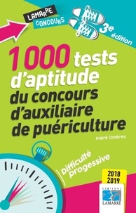 André Combres - 1000 tests d'aptitude du concours d'auxiliaire de puériculture.