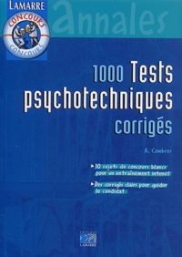 André Combres - 1000 tests psychotechniques corrigés.