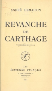 André Demaison - Revanche de Carthage.