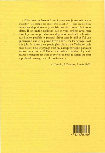 Lettres à Henri Matisse suivies de La Pensée moderne et la peinture