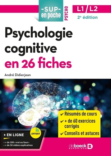 Psychologie cognitive en 26 fiches. L1/L2 2e édition