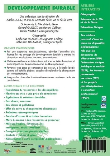 Biodiversité : des ressources à préserver  Edition 2005 -  avec 1 CD audio