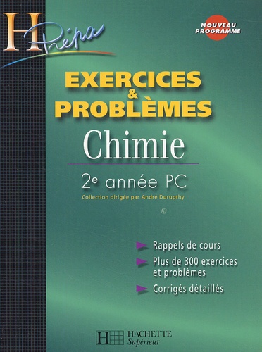 André Durupthy et Françoise Brénon-Audat - Chimie 2e année PC - Exercices & problèmes.