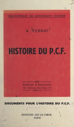 Histoire du P.C.F.