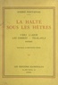 André Fontainas et Berthold Mahn - La halte sous les hêtres - Vers l'azur, Les ombres, Thalassa.