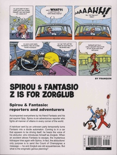 A Spirou and Fantasio Adventure Tome 13 Z is for Zorglub