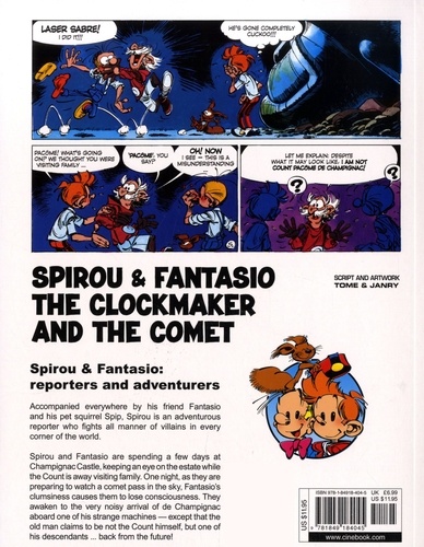 A Spirou and Fantasio Adventure Tome 14 The Clockmaker And The Comet