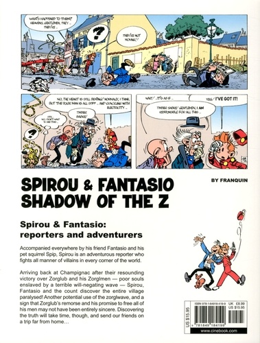 A Spirou and Fantasio Adventure Tome 15 Shadow of the Z